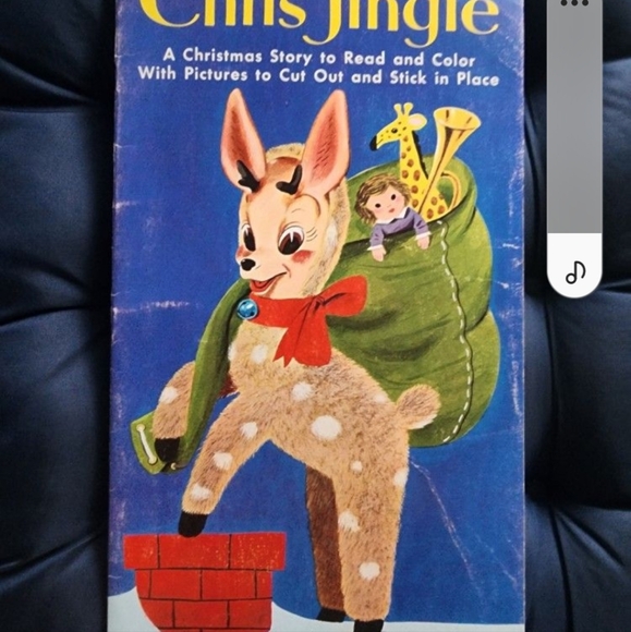 Vintage Rare Chris Jingle Stickum Books